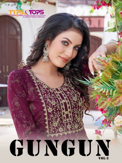 Gungun Vol 3 By Tips & Tops Fancy Readymade Salwar Kameez Collection